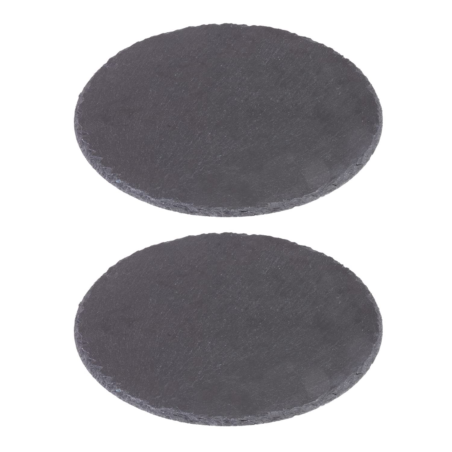 Westmark Naturschiefer-/Servierplatten, 2 Stück, Rechteckig, Fläche: je 30 x 15 cm, Schiefer, Tapas Friends, 694122E3