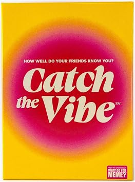 Catch The Vibe The Adult Party Game that Tests How Well You Know Your Friends, for Teens