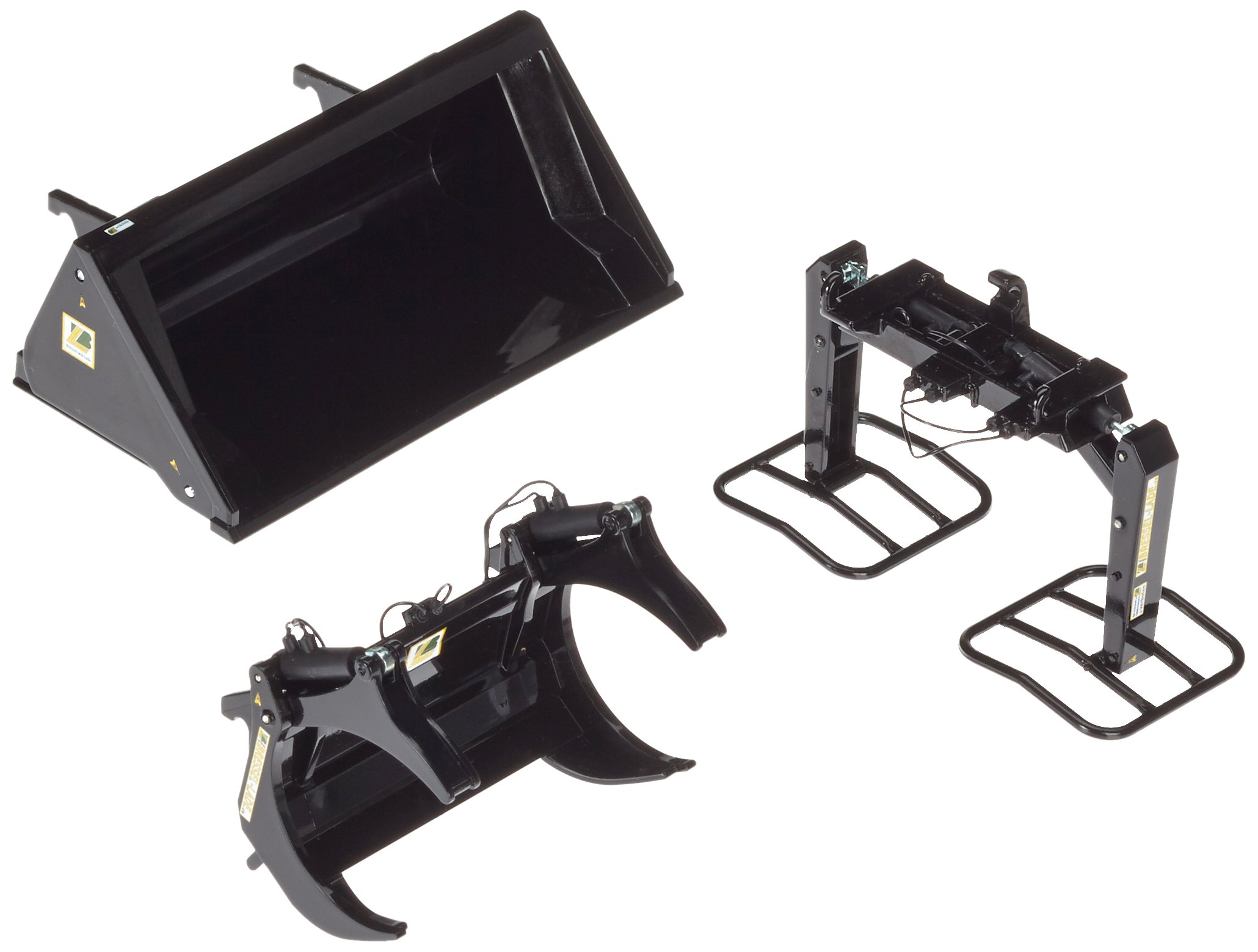 Wiking7385 Front Loader Tools Set A, Black