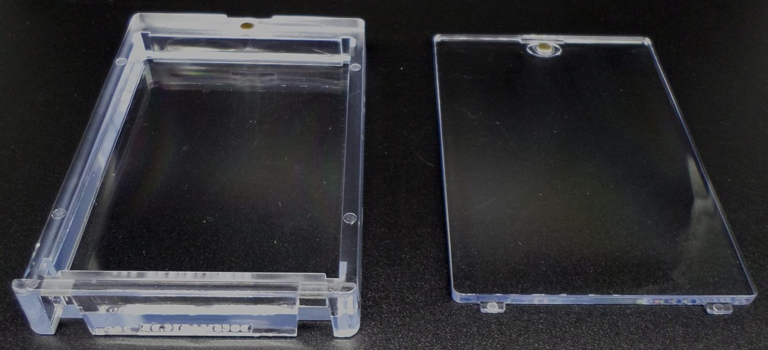 docsmagic.de 25 x Magnetic Card Holder Clear 360 PT UV safe, 25 Pieces, 360 PT Clear - Image 3