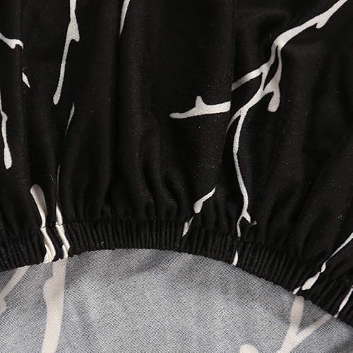 Miniatura 7 de GULI Wingback - Funda para silla de 2 piezas, fundas para silla de sillón, fundas de elastano para sofá, protector de muebles, lavable a máquina,