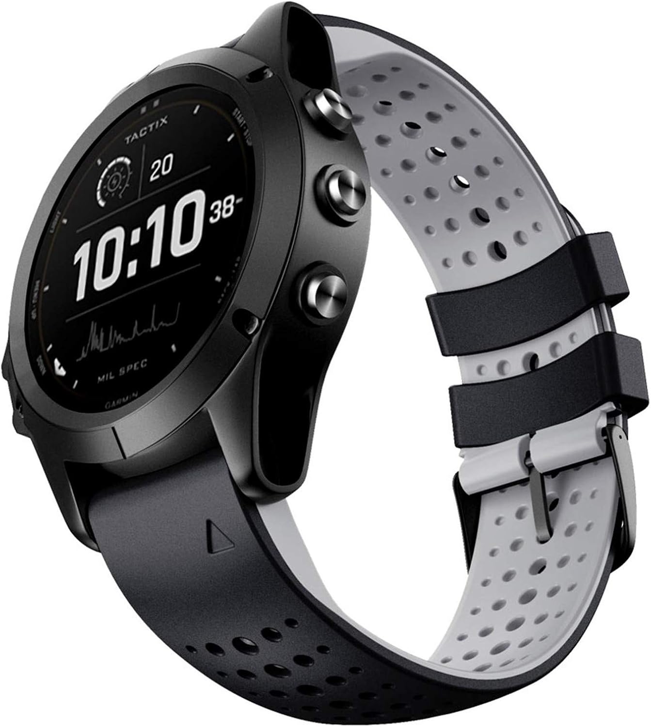 abanen for fenix 7 fenix 6 fenix 5 epix 2 silicone quick fit 22mm watch bands soft sport skin friendly waterproof wristband strap for garmin ins