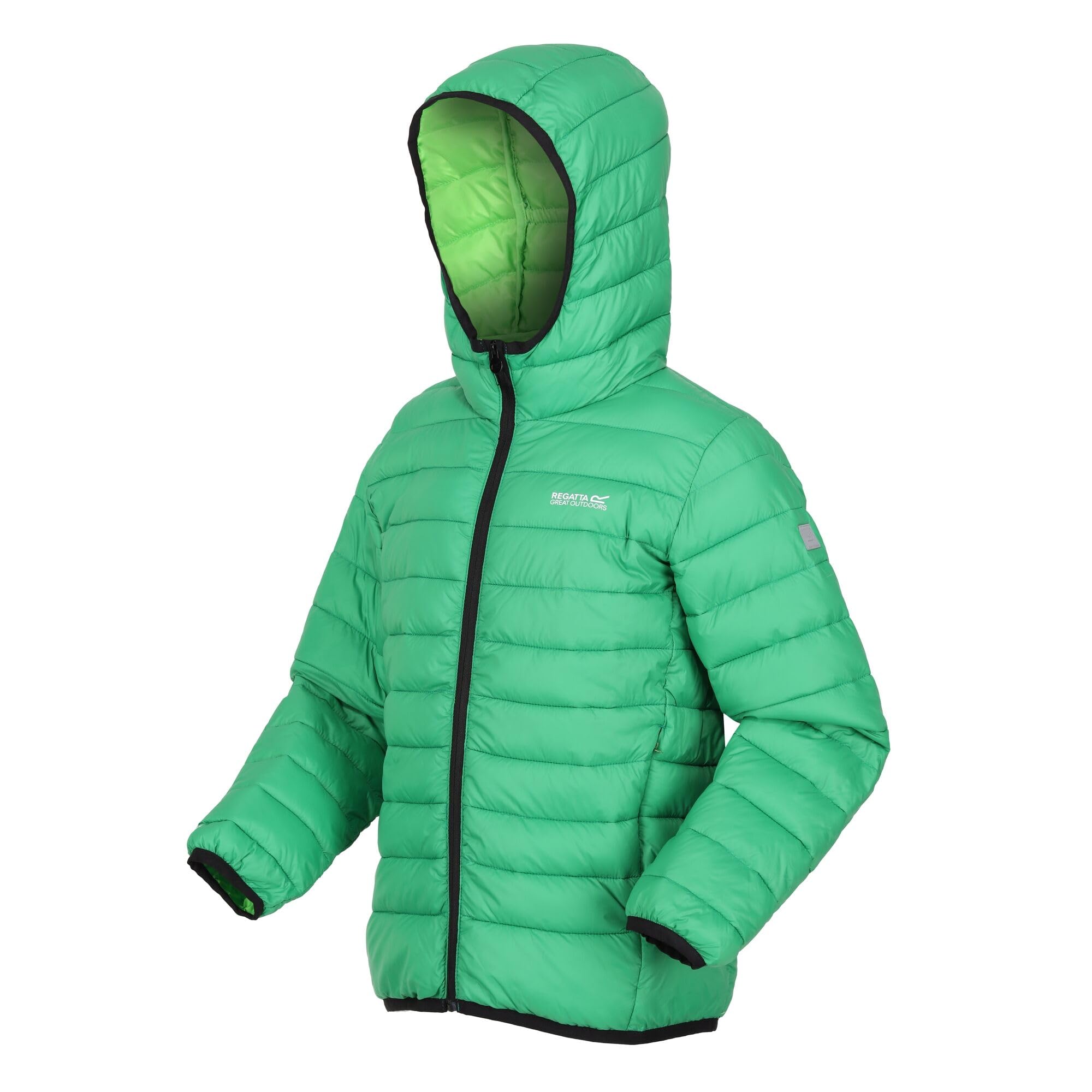 Regatta Dziecięcy Hooded Marizion z przegrodami kurtka woda odpychający ocieplany Winter płaszcz