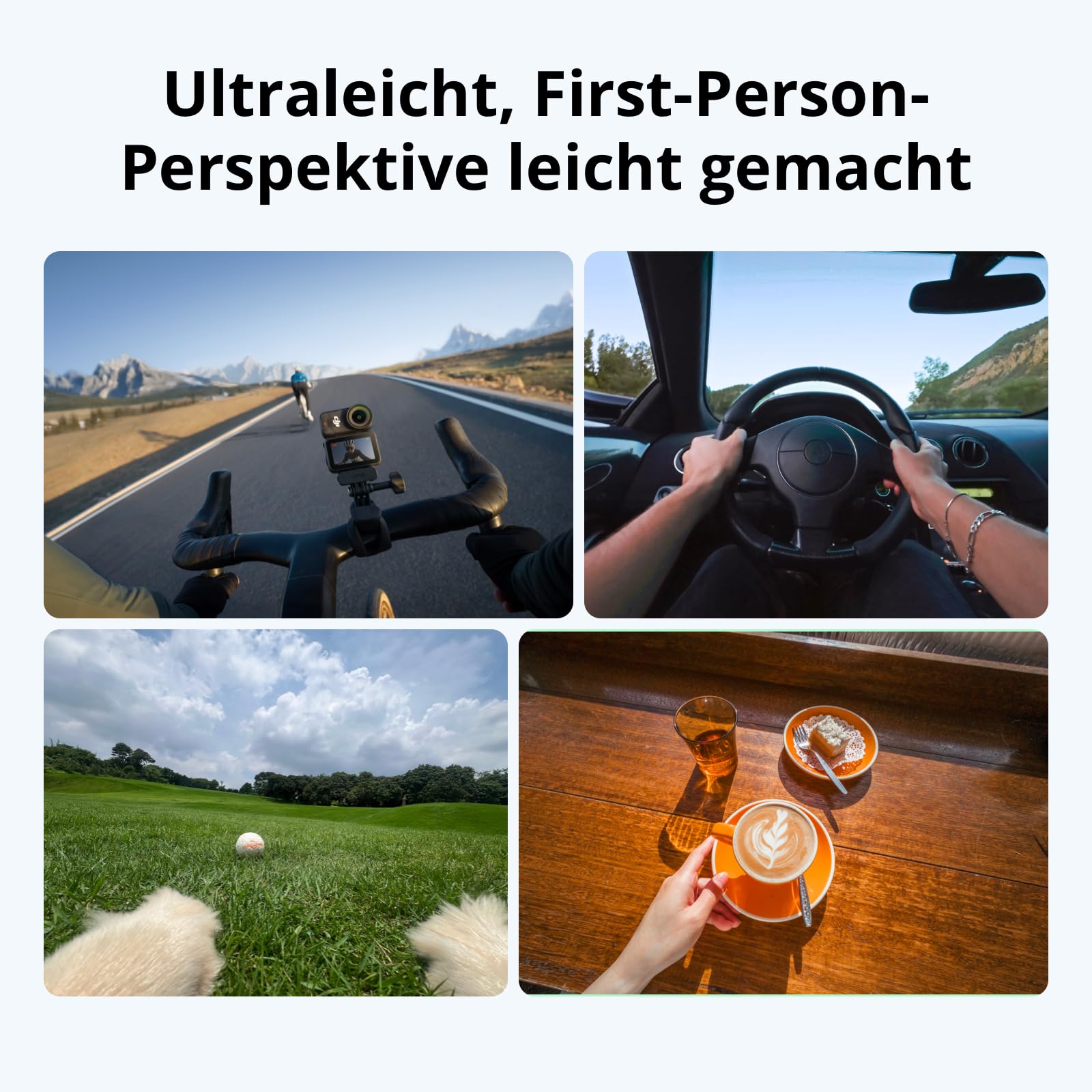 DJI Osmo Nano Standard Combo (128GB) 4K/60fps Vlogging-Kamera mit 1/1,3″ Sensor, 143° Weitwinkel-Video, 200 min Aufnahmezeit