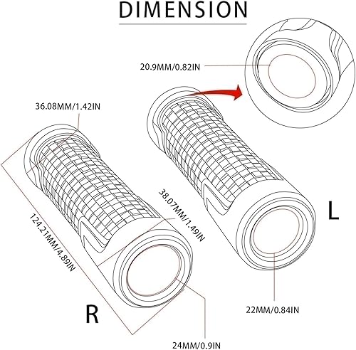 Miniatura 4 de Motorcycle Motorcycle Accessories 22mm Handlebar Grips Handle Hand Bar Grip for Suzuki DL 250 DL250 V-Strom VSTROM 250 2017-2022 2018 2019