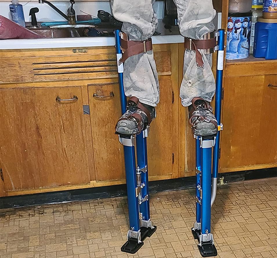 Rembourrage ergonomique haut de gamme pour supports de pieds de plaquiste et artisans - 2