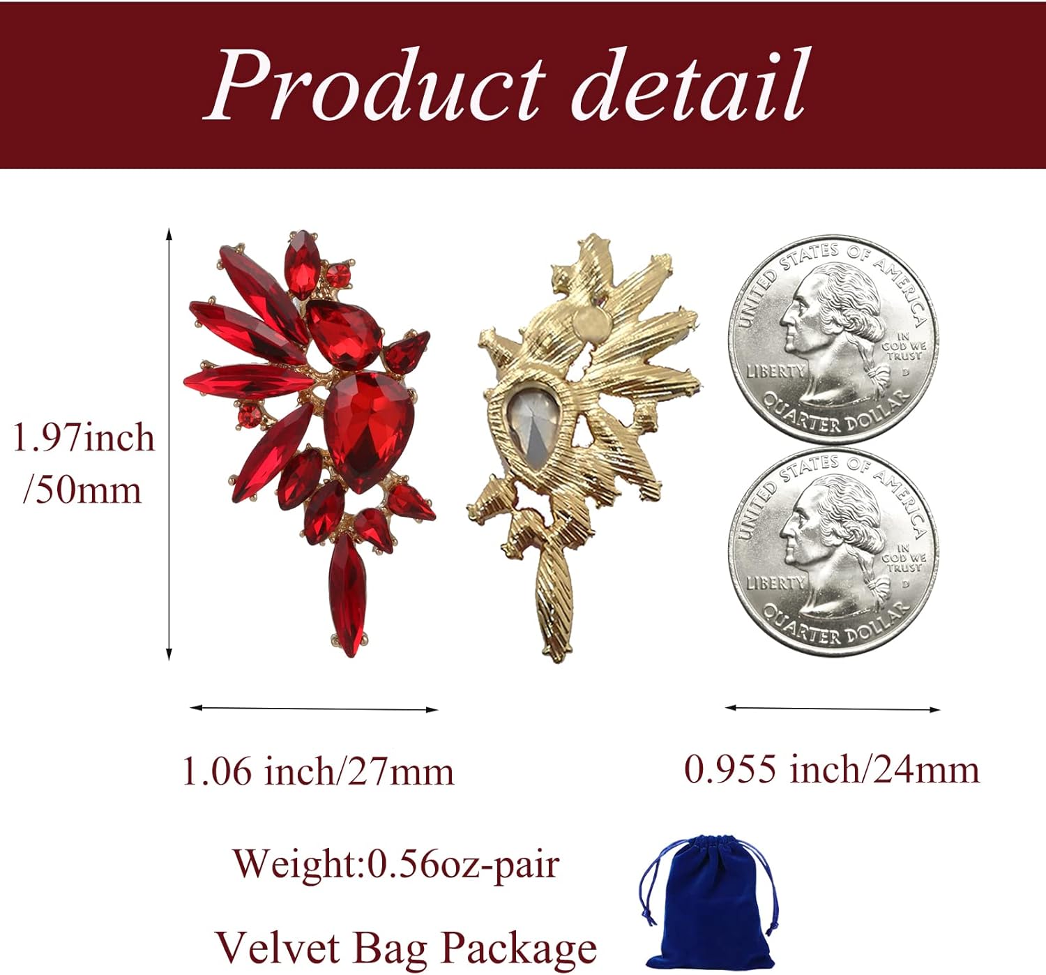 Vintage Rhinestone Statement Earrings for Women Fashion Bling Colorful Crystal Cluster Drop Dangle Earrings - Image 4