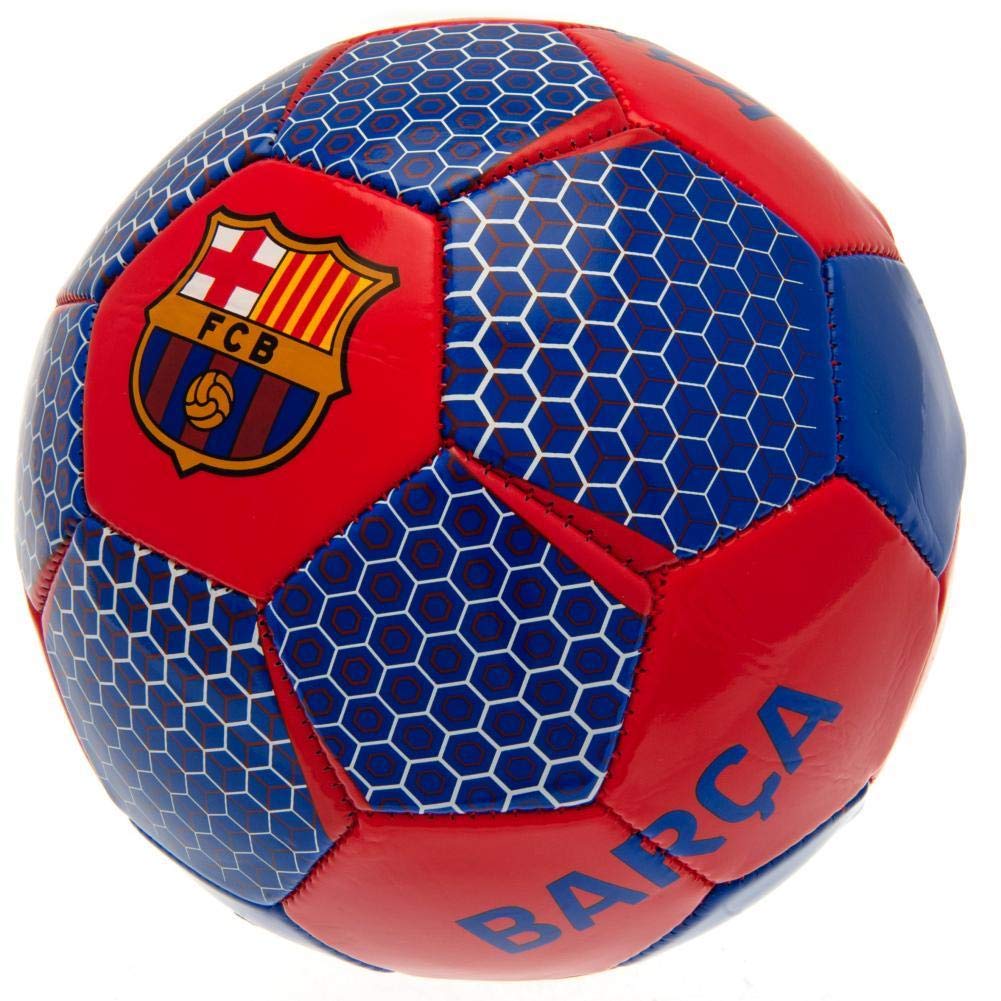 Hy-Pro FC Barcelona Vortex Ball Football Size 5, Red/Blue, One Size,UTTA4705_1