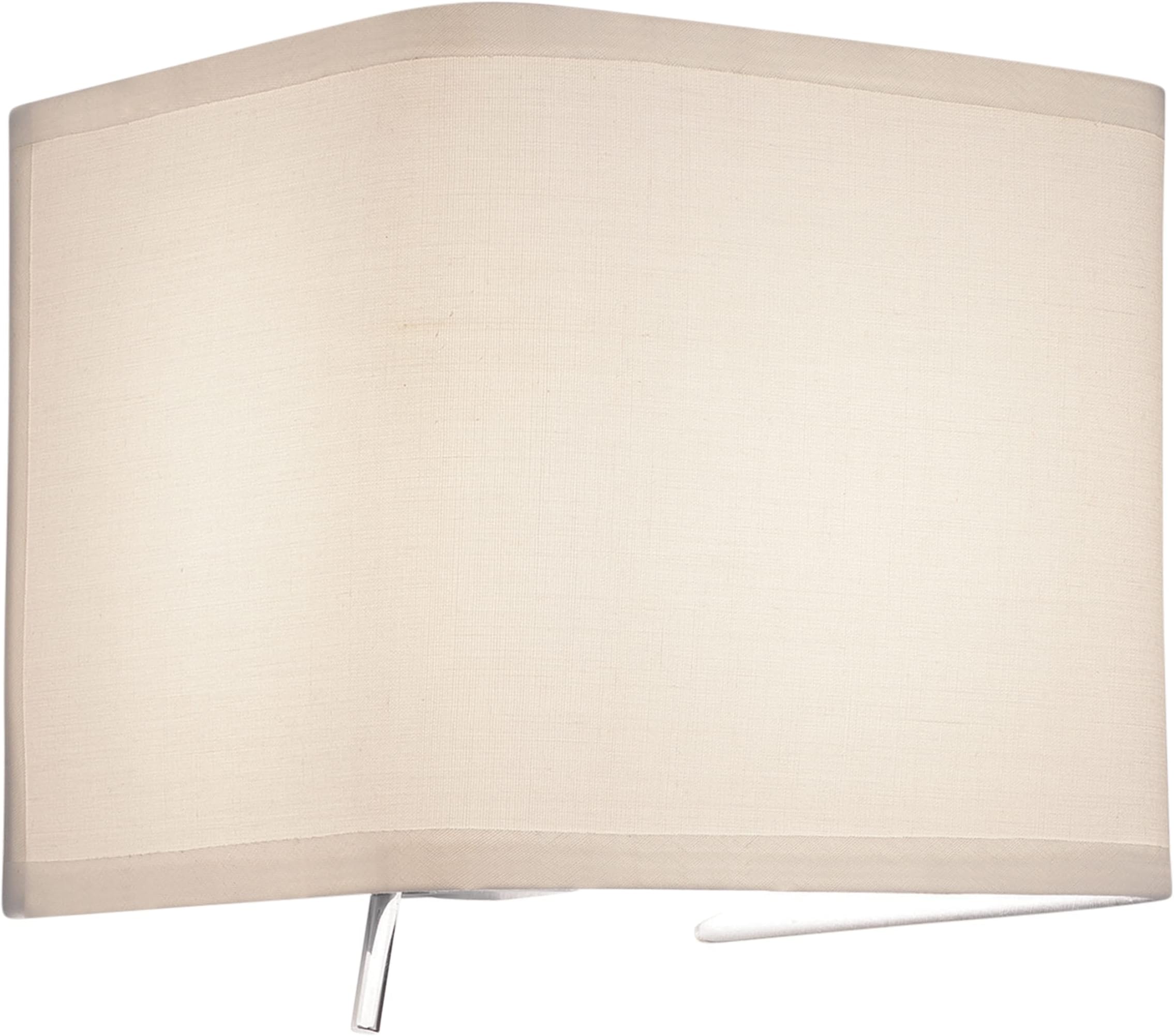 AstroAshino Indoor Wall Light (Matt White), E14/SES Lamp, Designed in Britain - 1166001-3 Years Guarantee