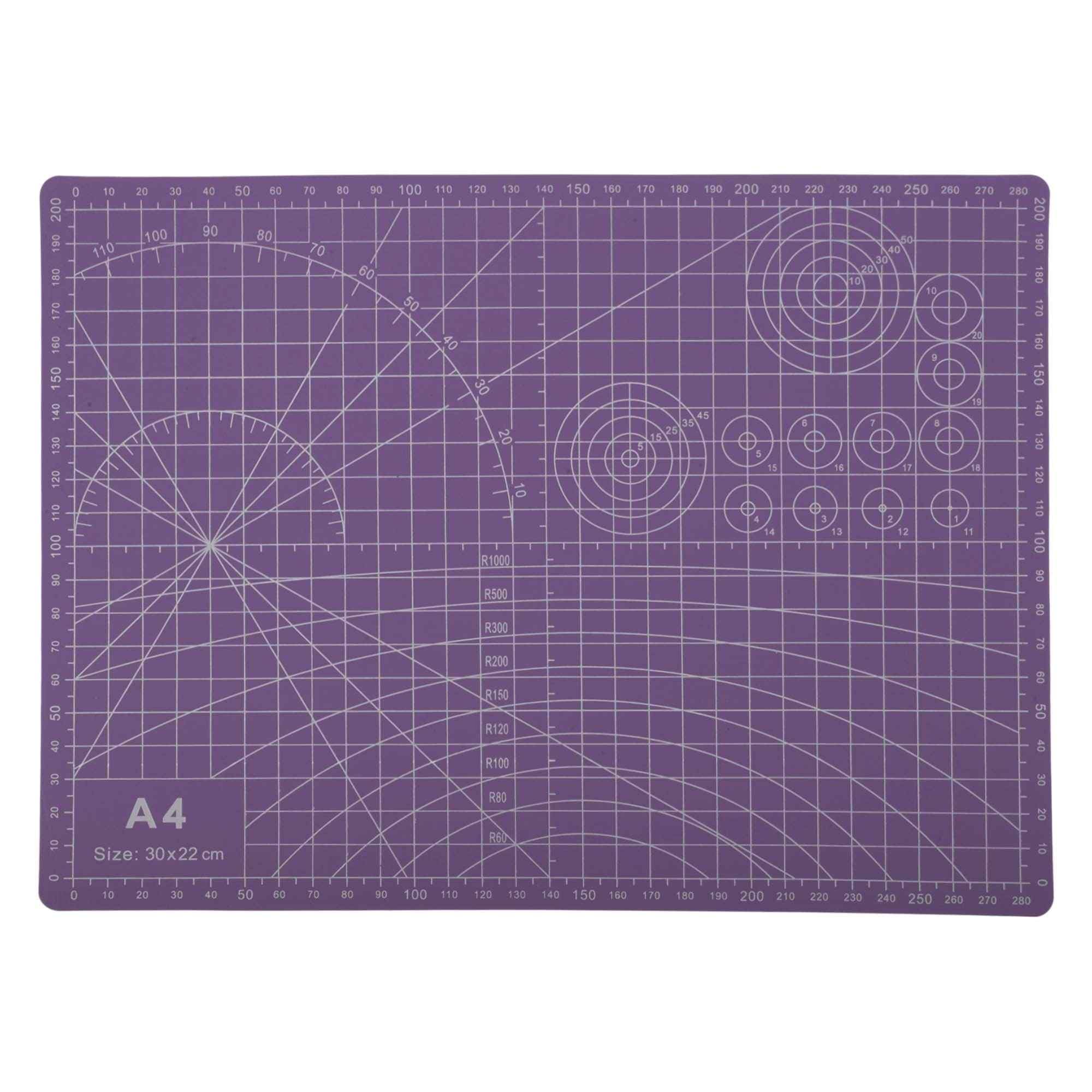 Planche de couture violette A4 parfaite pour vos ateliers scrapbooking