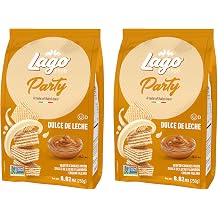 Gastone Lago Dulce De Leche Party Wafers Cookies 250g Pack of 2