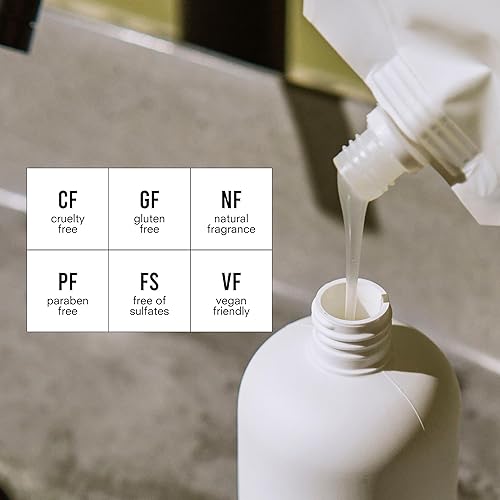 Miniatura 9 de Public Goods Gel de baño para hombres y mujeres  Jabón natural para baño y ducha  Exfoliante corporal hecho con aceites esenciales orgánicos  Sin