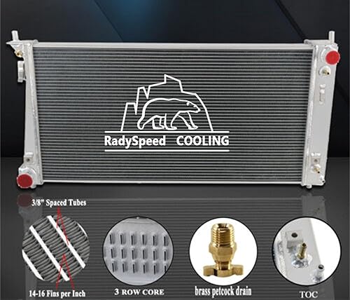 Miniatura 6 de Radiador de aluminio de 3 filas para Ford F150 Expedition Lincoln Navigator V8 4.6 5.4L, radiador de repuesto