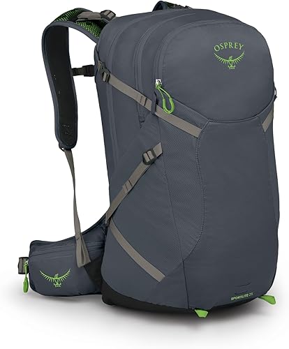 Osprey Sportlite - Mochila de senderismo ligera unisex de 25 L, tungstenolobo gris, SM