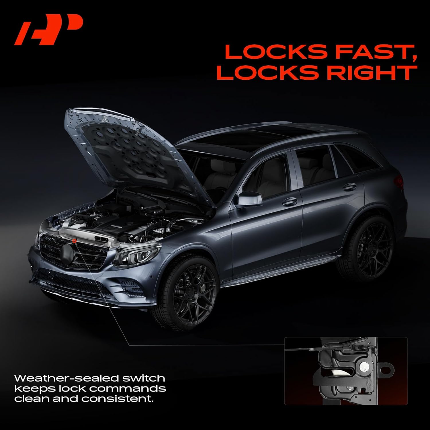 A-Premium Hood Latch Lock Compatible with Subaru | for Subaru Forester 2006 2007 2008, Front Hood Lock Engine Bonnet Latch Assembly
