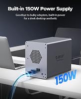 ORICO 5 merevlemez dokkoló állomás USB 3.0 alumínium ház 3.5 inch HDD-hez 6