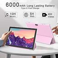 Vista 7 de Android 15 Tablet, 10 Inch 8GB RAM+32GB ROM+1TB Expand, 1.8Ghz Quad-core Processor, 2 in 1 Tablets with Keyboard/ Mouse/ Case/ Stylus, 8MP Camera, 2