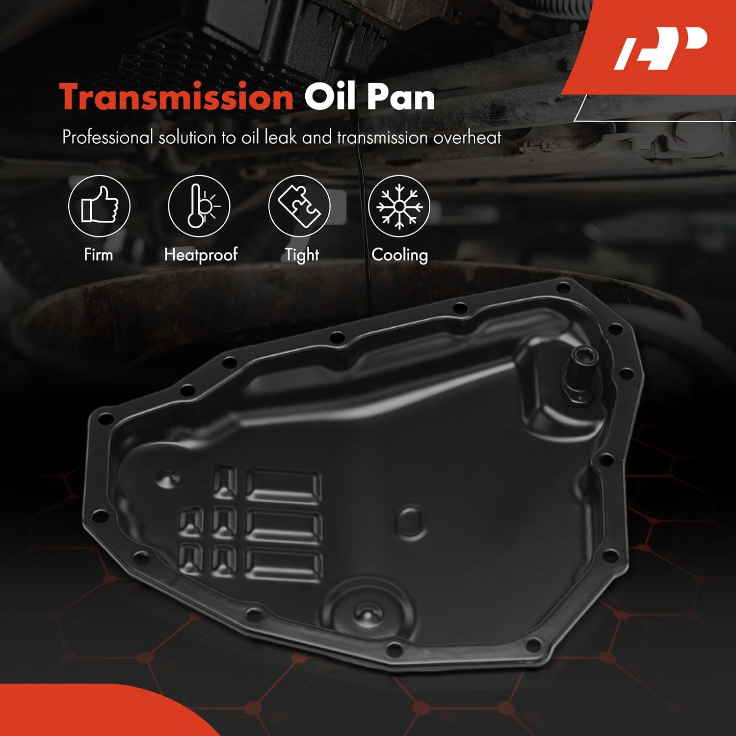 A-Premium Transmission Oil Pan with Gasket Compatible with Nissan Sentra 2013-2016 Versa 2012-2016 Versa Note 2014-2017 1.6L 1.8L GAS Automatic CVT Transmission