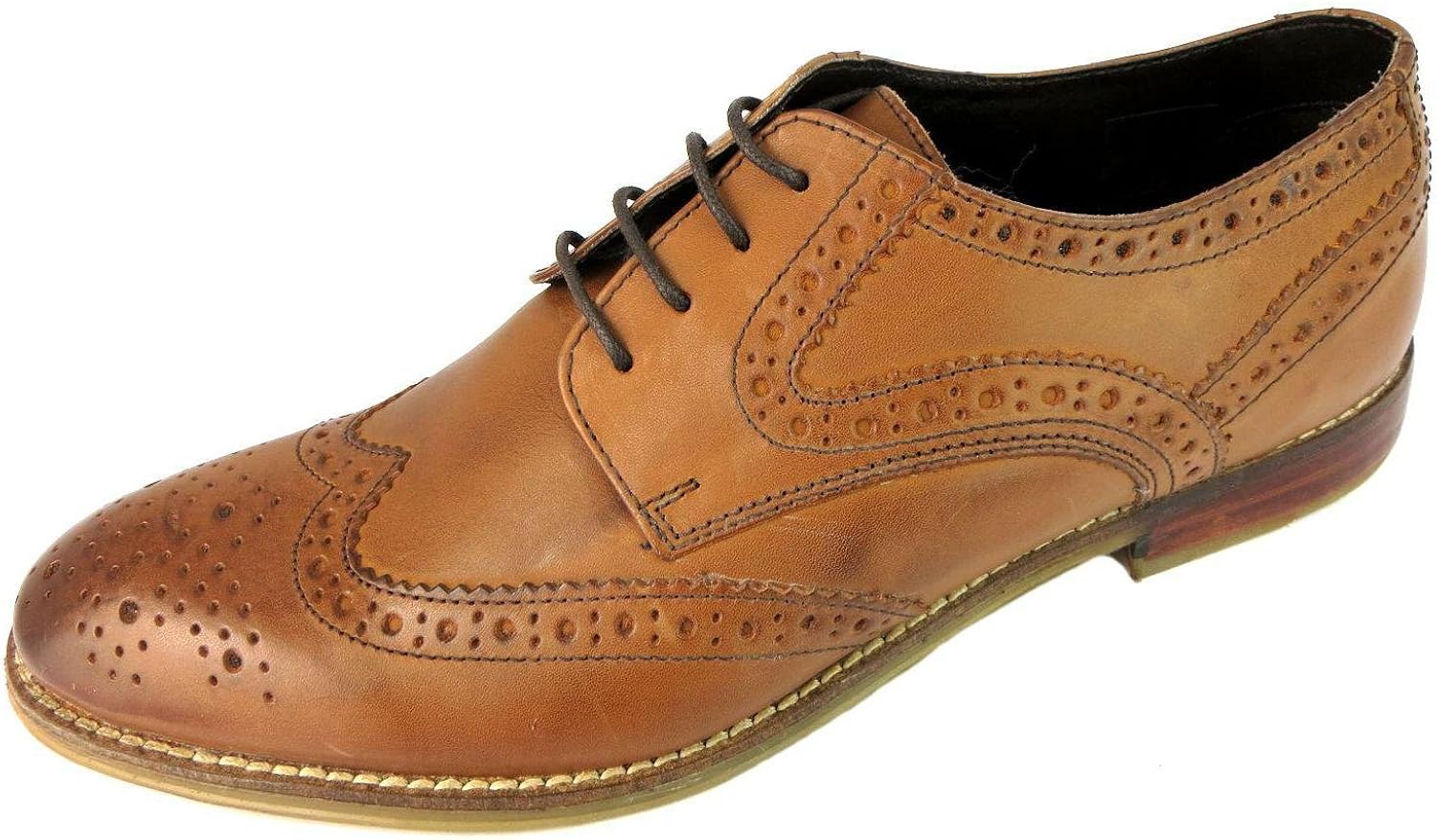 Parker Leather Brogues Brown 