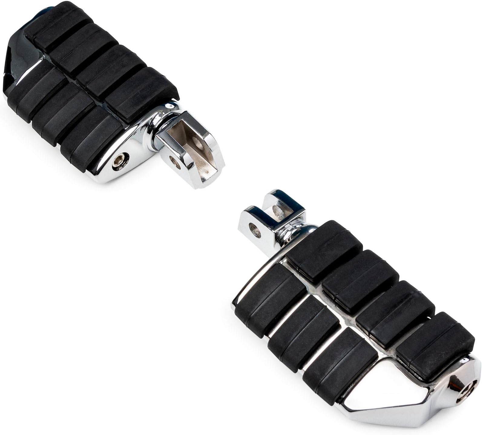 Krator 2x Dually Style Foot Pegs (Left & Right) Compatible with Suzuki M109R 2006-2018 (Front Only)