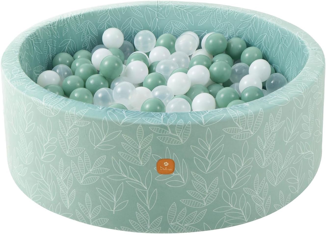 Foam Ball Pit 35.4"x 11.8" for Toddlers and Kids,Round Ball Pool Indoor Outdoor Baby Playpen,Ideal Gift for Infants,Balls not Included - Sage Sage 35.4x11.8 IN/NO Balls