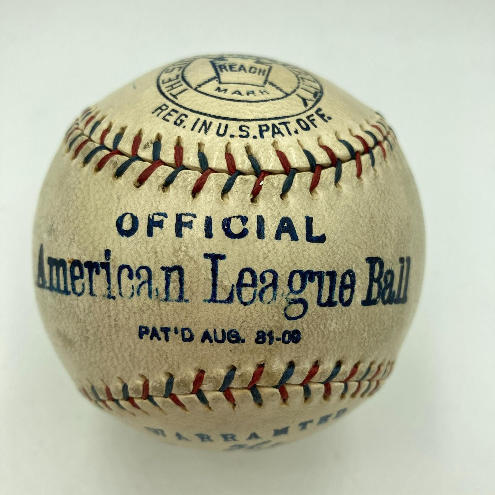 The Finest Babe Ruth Single Signed 1918 American League Baseball