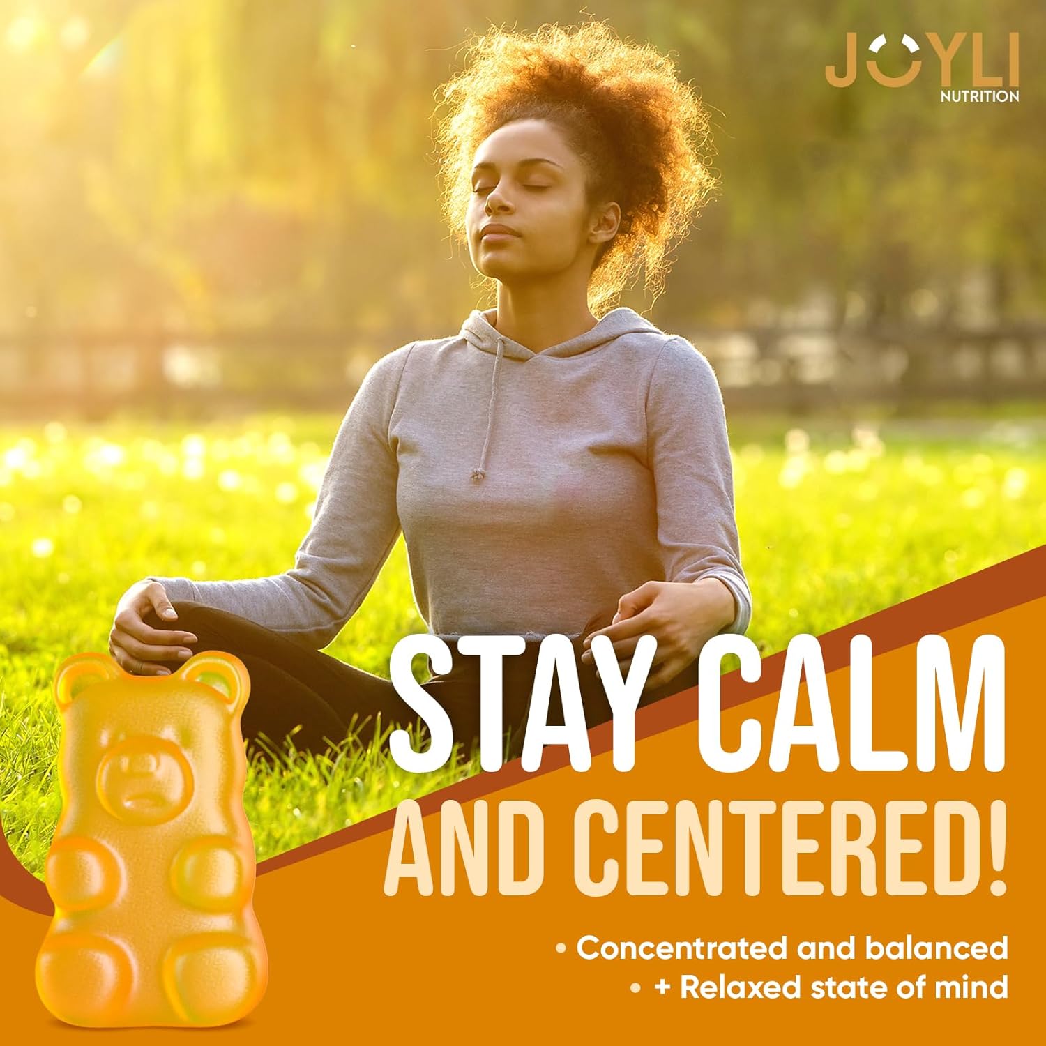 Joyli L Tyrosine Gummies 1000MG - L-Tyrosine Supplement for Kids & Adults - Calm & Focus Gummies for Brain, Memory, Mood, and Energy - 500mg L- Tyrosine Powder per Gummy - Vegan, Gluten-Free - Image 5