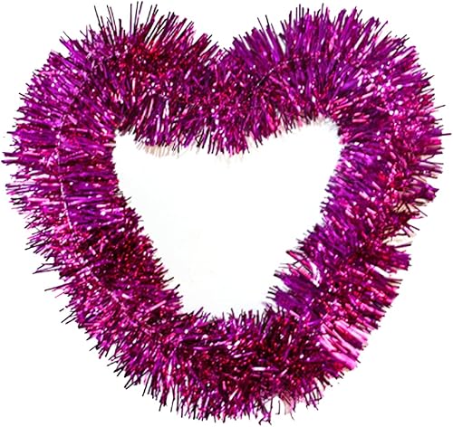 Miniatura 1 de Bluelans 3 guirnaldas de oropel de Navidad para decoraciones de árbol de Navidad 6 pies  20 pies guirnalda metálica de oropel para decoraciones de