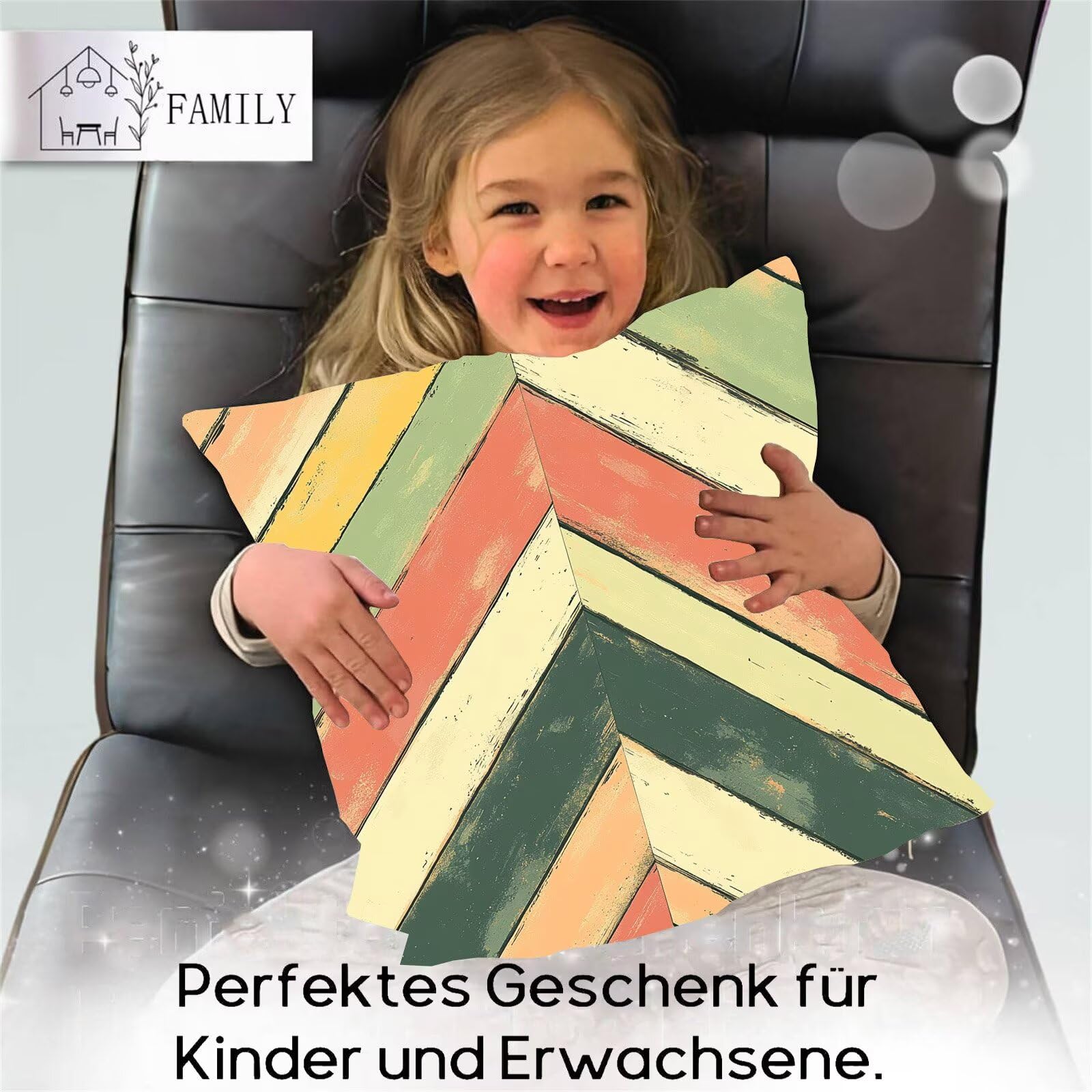 Juego de 4 Fundas Cojines Verano Geometría 80 x 80 cm Fundas Cojines, Decoración Moderna Cojin Exterior, para Sofá salón Coche Cama Sillas Decoración, Cuadrado Terciopelo Sofá Cojín Exterior m-488