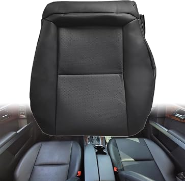 GXARTS Driver Side Bottom Replacement Perforated Leather Seat Cover Black Fit for Mercedes Benz GLK 250 350 Sport 2008 2009 2010 2011 2012 2013 2014 2015 Fit for Mercedes Benz C250 C300 C350 2008-2014