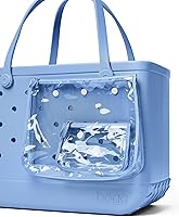 Vista 360 de BOGG BAG - Tote para playa, piscina, barco, deportes - EVA multiusos - Botones tonales