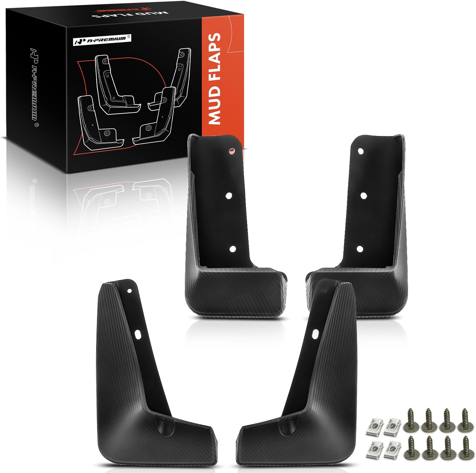 A-Premium Mud Flaps Splash Guards Compatible with BMW i3 2014-2020 Front and Rear 4-PC Set