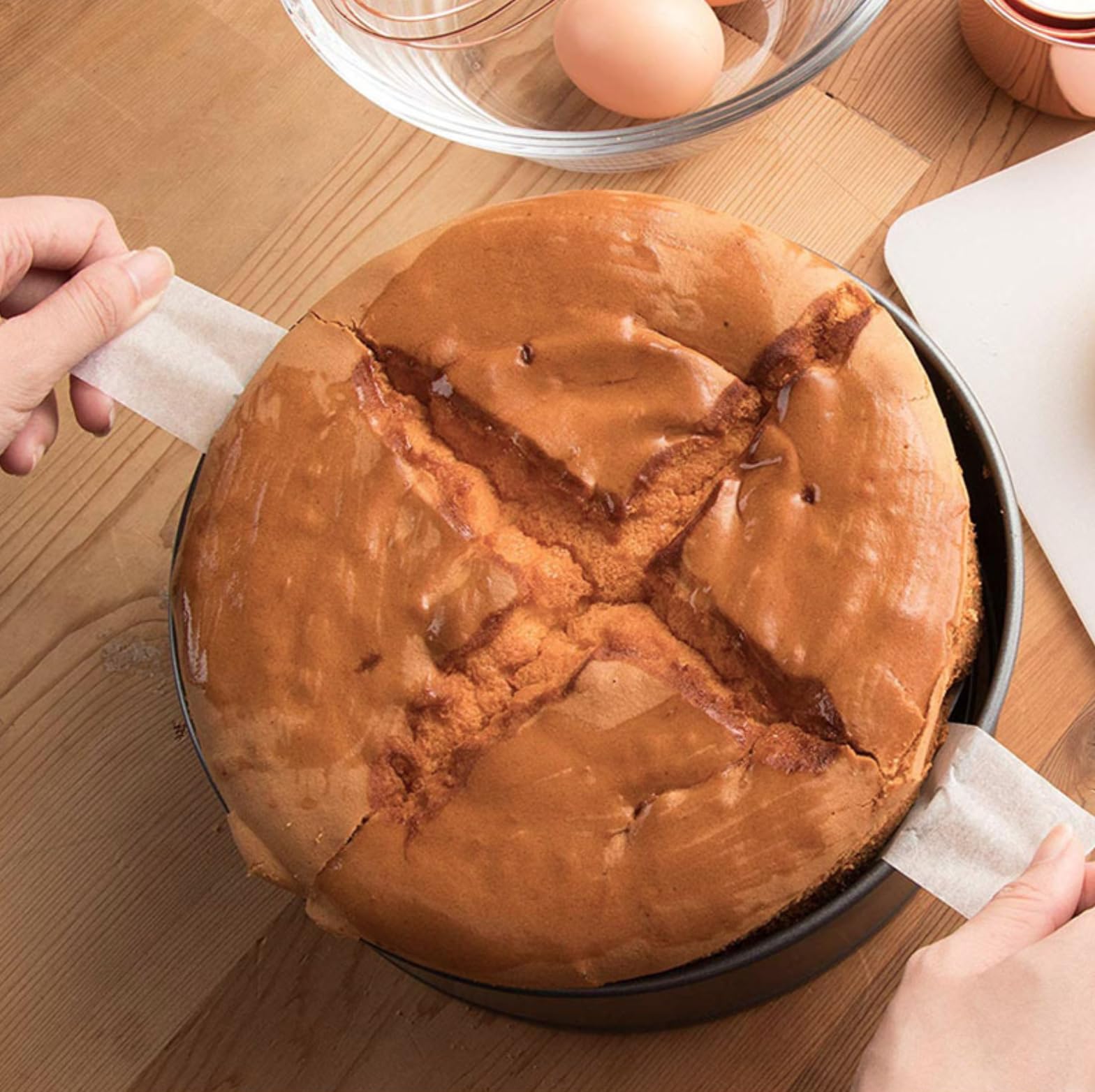 Relaxdays Set Da 3 Teglie Rotonde Per Dolci, Forme 24