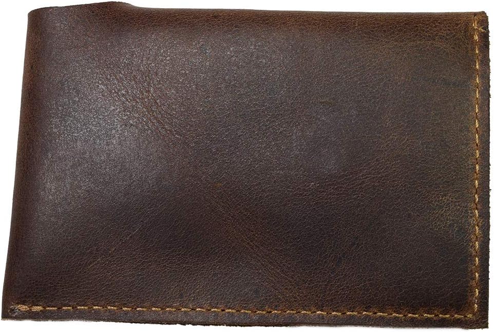 Hide & Drink, Leather Business Card Case, Cash Holder, Accessories, Handmade Includes 101 Year Warranty :: Bourbon Brown