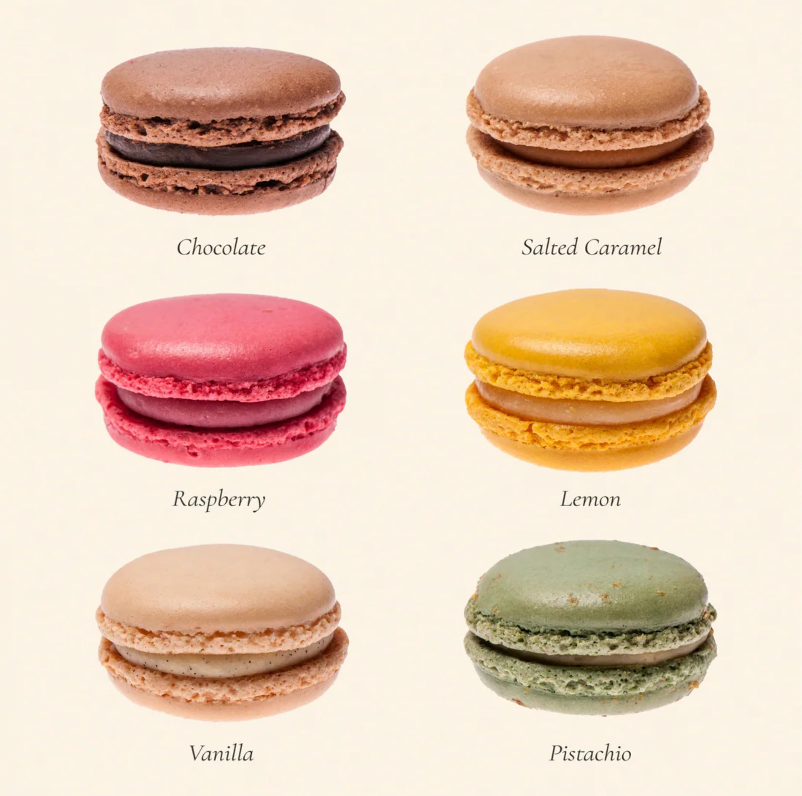Macarons Surtidos Franceses 468 g (36 Unidades) – Selección Gourmet de Sabores Variados, Postre Premium para Regalo o Eventos (Sin Gluten) Distribuido por Laborawi