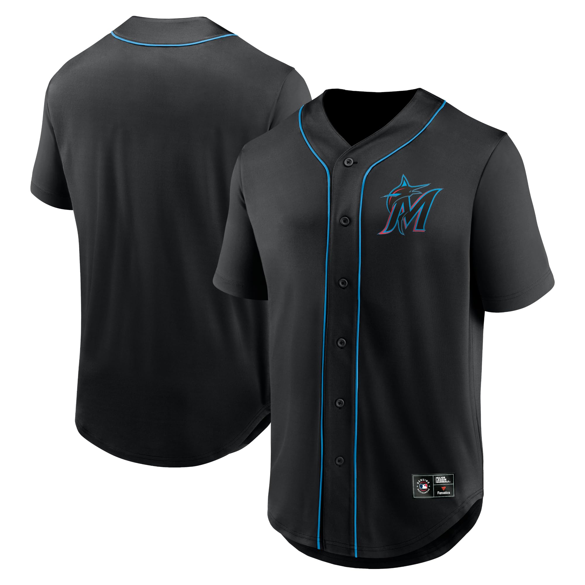 Official MLB Jersey Miami Marlins - Black, black, L