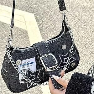 Grunge Y2k Purse Y2k Bag Black Y2k Accessories Goth Punk