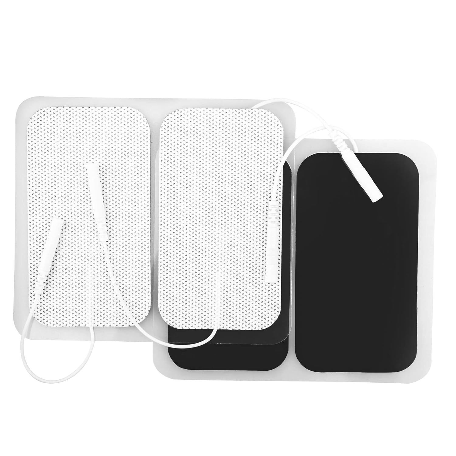 TENS Unit Pads, 40 Pcs 2x3.5 Inches TENS Unit Replacement Pads, Large