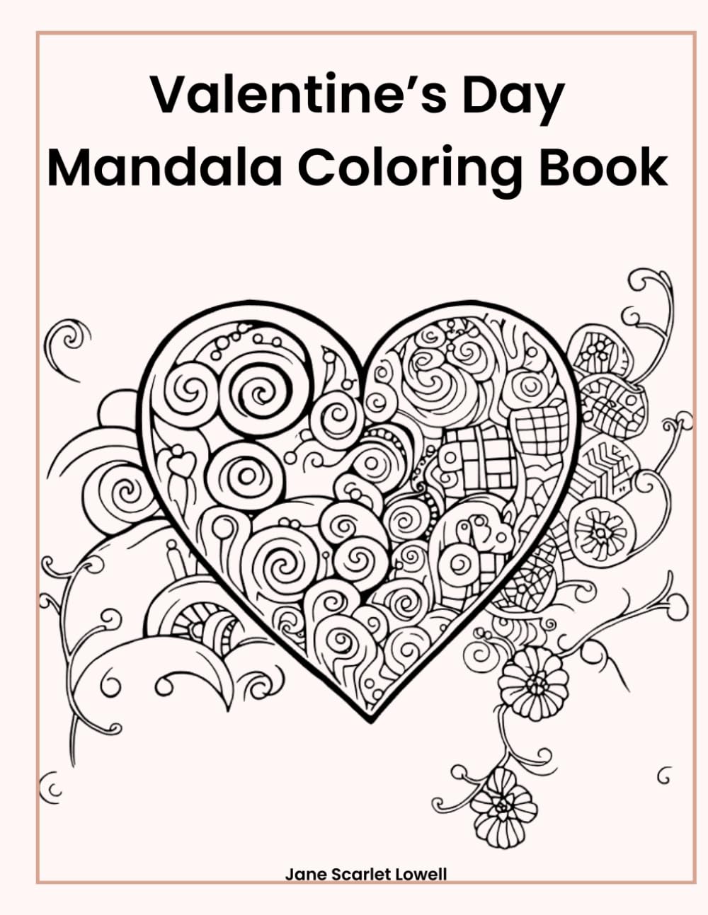 Valentine's Day Mandala Coloring Book