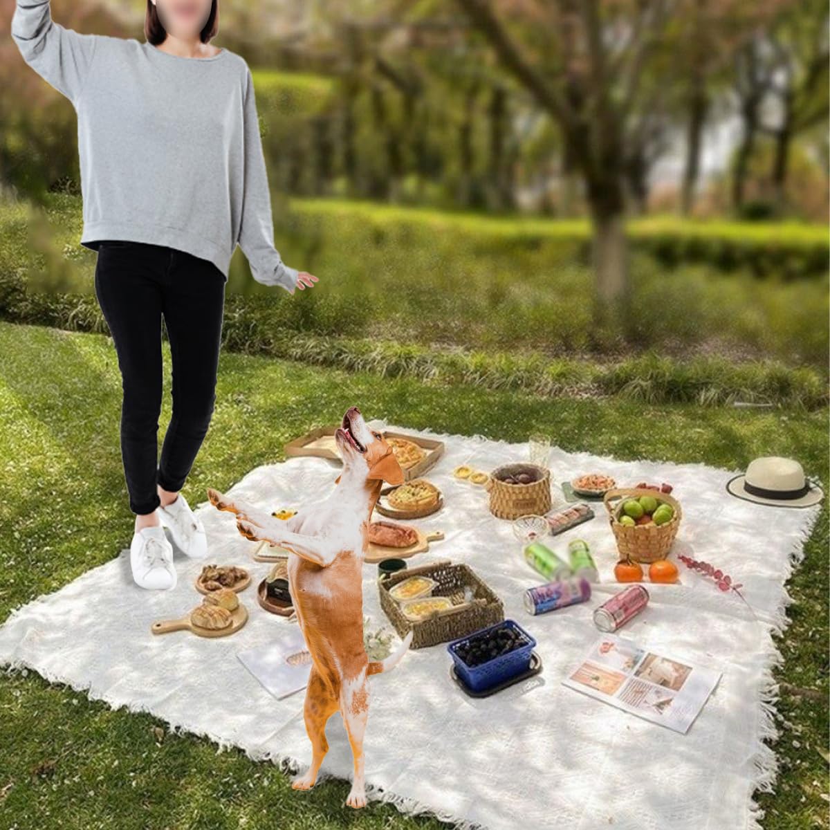 Ieron Couverture De Pique-Nique Lavable Et Imperméable, Tapis De Plage