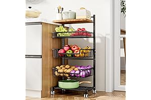 HapiRm 5 Tier Standing Fruit Basket: The Ultimate Kitchen Storage Solution