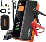 AstroAI M12-F 6000A Jump Starter with Air Compressor, Car Battery Booster Pack (All Gas & 10.0 L Diesel) with 150PSI Tire Inflator, 10 Protections, for 12V Cars, Motorcycles, SUV