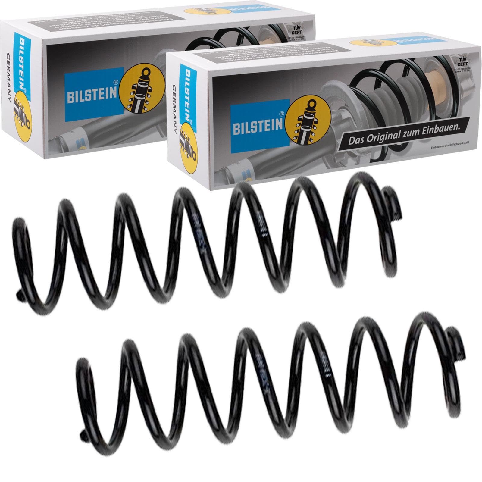 2x Bilstein B3 Fahrwerksfeder hinten | 2x 36-292868 Kompatibel mit A3 Cabriolet (8V7, 8VE),Golf Vii Variant (BA5, BV5)