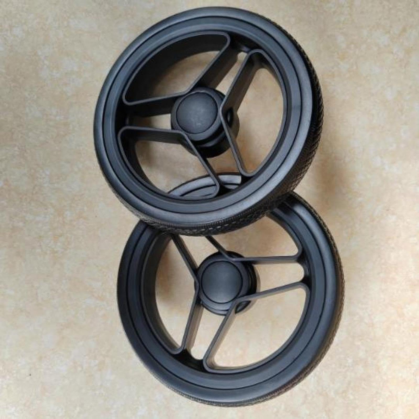 Accesorios eficientes para ruedas de cochecitos de bebé Fácil instalación que promueven la confiabilidad para familias activas durante las salidas, 2 neumáticos traseros, 18.4 cm