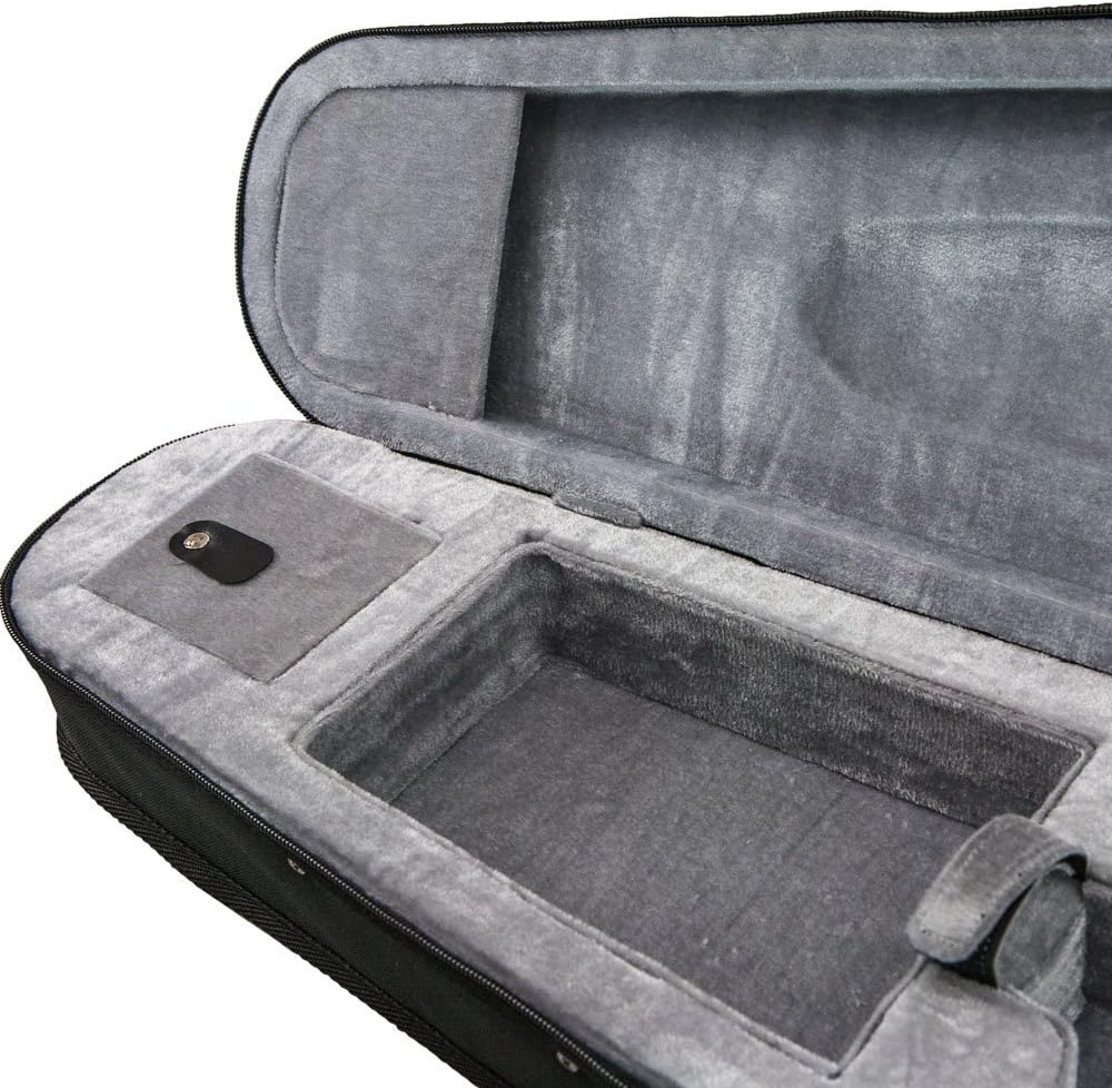 SKY Violin Triangle Case Lightweight 1/8 Size Black Color