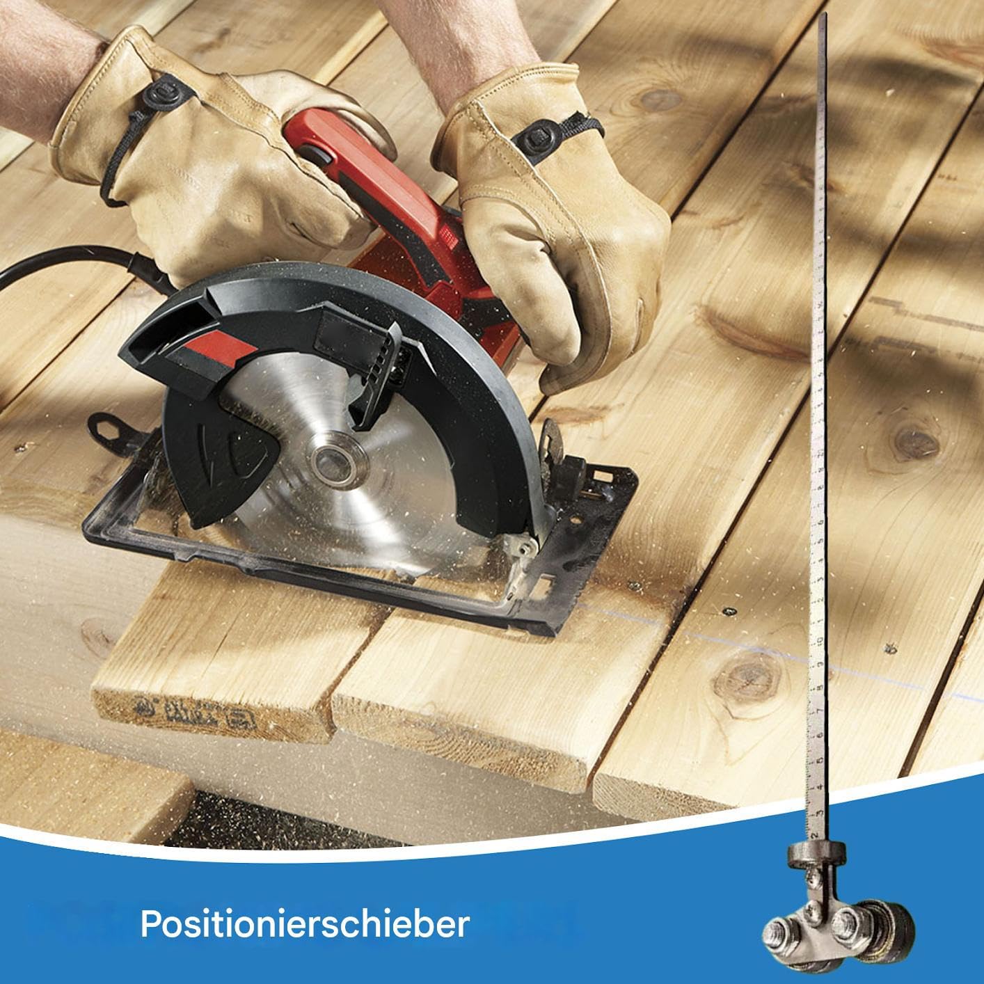 Guía De Posicionamiento Para Madera Calibrador Para Corte Con Carril | Guía de Medición y Posicionamiento para Carpintería Metal Bricolaje Industrial Madera Construcción