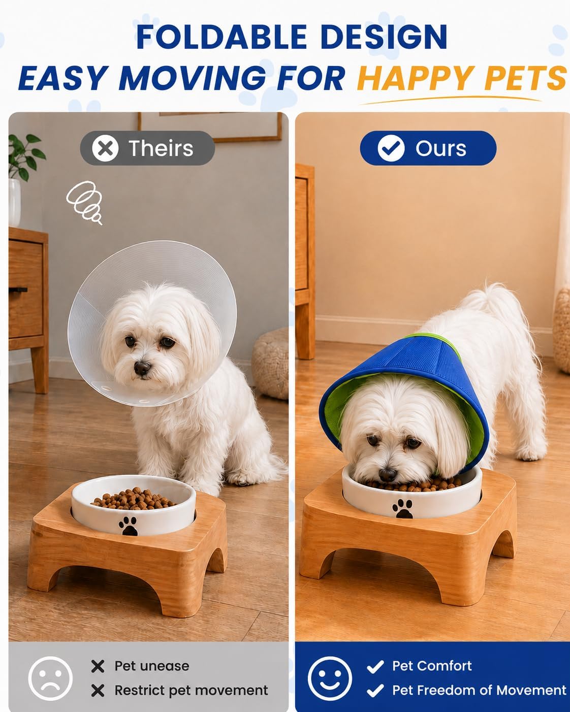 Soft Dog Cone for Small Dogs/Cats, Recovery Collar to Stop Licking,S | Adjustable & Washable Cone for Dogs, Ideal Neck Protection for Spay, Neuter and Post-Surgery Wound Healing