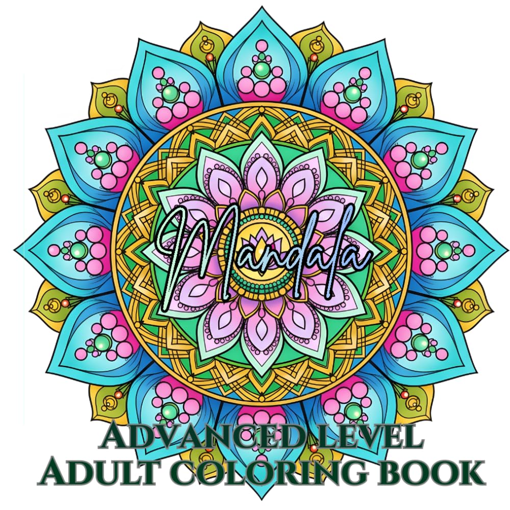 Mandala coloring book for adults: Adult coloring book positive affirmations
