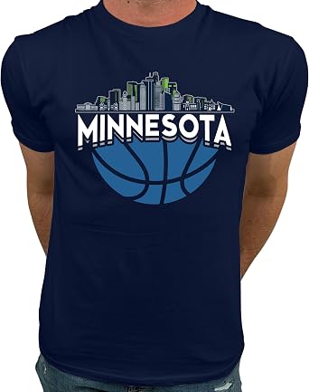 Market Trendz Minnesota Basketball T-Shirt - Unisex Graphic Tee with City Skyline Design