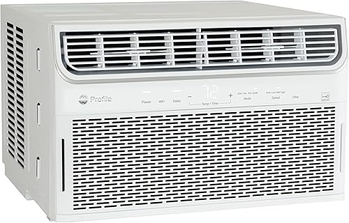 Miniatura 11 de GE Profile Inverter - Aire acondicionado para ventana de 12.000 BTU, compatible con WiFi, ultra silencioso, eficiente de energía para habitaciones